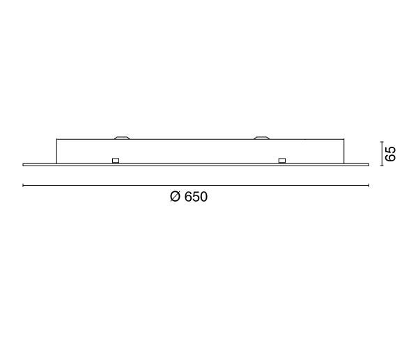 תאורת סטיל עגול R436 - טכנולייט