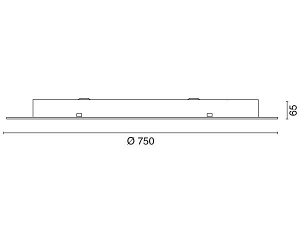 תאורה סטיל עגול R455 - טכנולייט