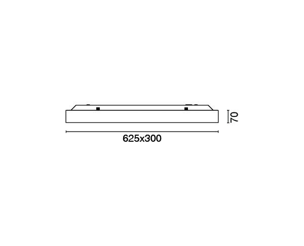 צמוד תקרה דגם ספלאש 6030 - טכנולייט