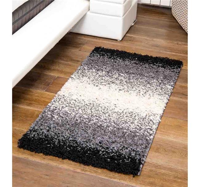 שטיח שאגי מעוצב אפור כהה - buycarpet