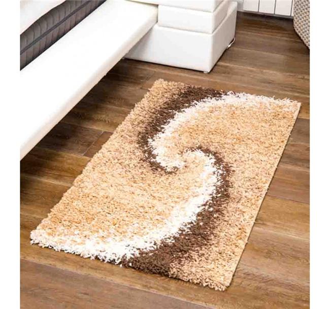שטיח שאגי מעוצב בז' - buycarpet