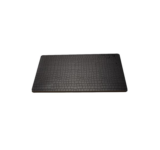 שטיח PVC דמוי עור שחור - buycarpet