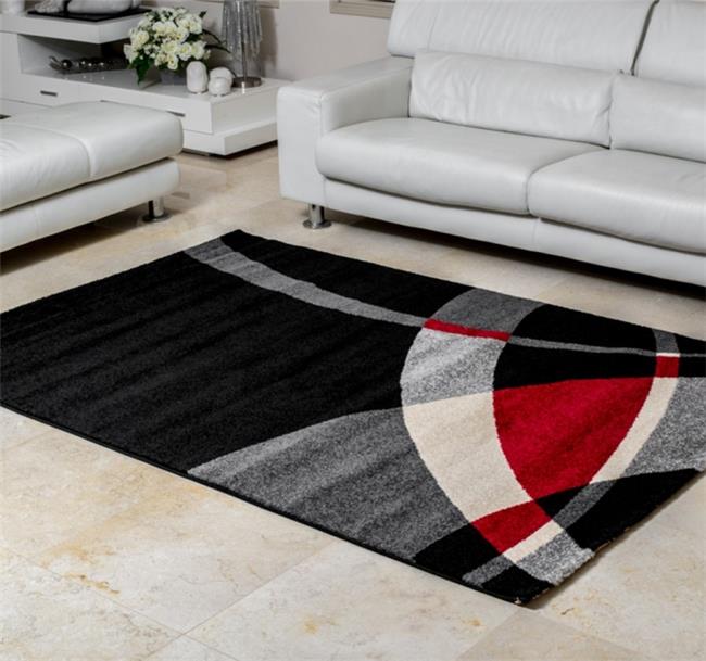 שטיח ריאליטי אדום שחור - buycarpet
