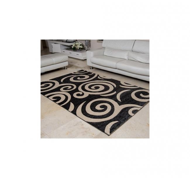 שטיח ריאליטי עיגולים אפור - buycarpet