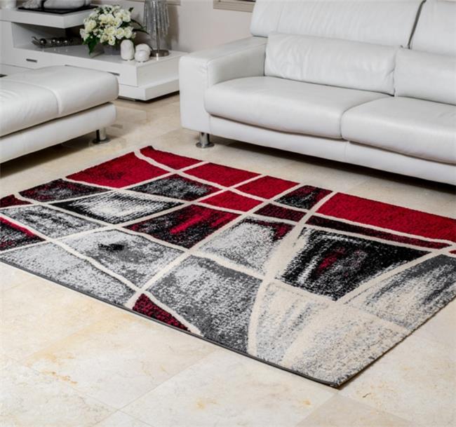 שטיח ריאליטי ויטרז' אדום אפור - buycarpet