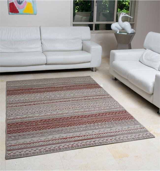 שטיח אתני בז' אדום - buycarpet