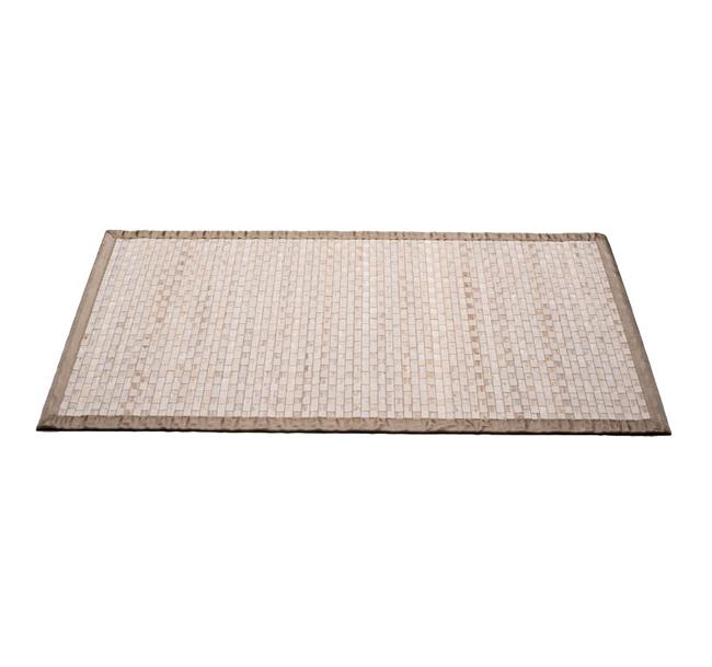 שטיח במבוק קלוע לבן - buycarpet