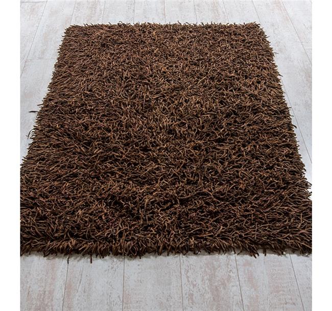 שטיח ספגטי עור חום - buycarpet