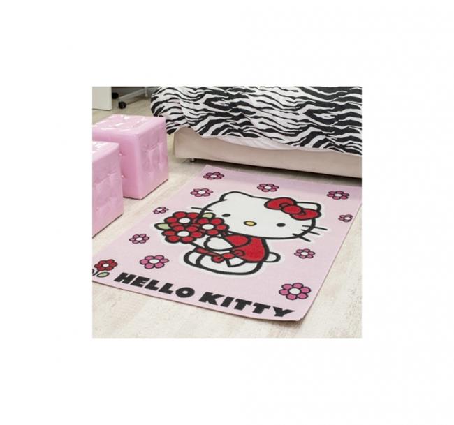 שטיח הלו קיטי פרחים - buycarpet