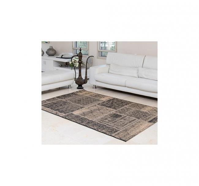 שטיח וינטג' לופ פאטצ' חום - buycarpet