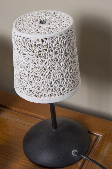 מנורת שולחן קרמיקה - רזיאל תאורה