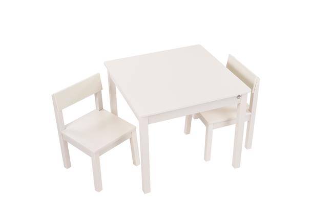 סט שולחן וכיסאות שמנת - קוקולה