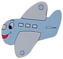 ידית לארון ילדים בצורת מטוס - קוקולה