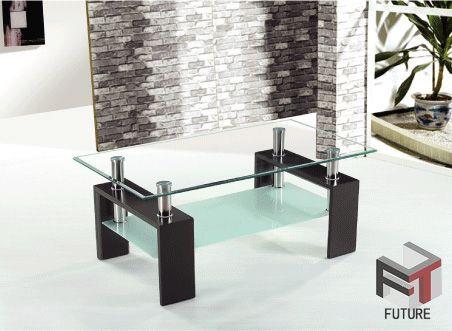 שולחן סלון מזכוכית דגם CUBE - Garox
