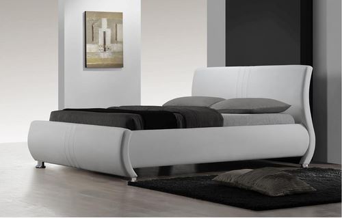מיטה זוגית בעיצוב איטלקי מעור אמיתי - Garox