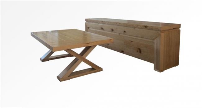 סט מזנון ושולחן סלון מעוצב - רהיטי אלון