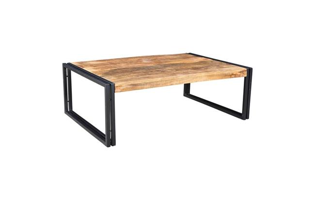 שולחן סלון מעץ וברזל - Besto
