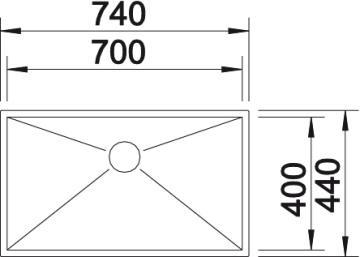 כיור זירוקס דורינוקס 700IF - טאגור סנטר