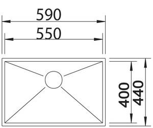 כיור קלארון יחיד 550IF - טאגור סנטר