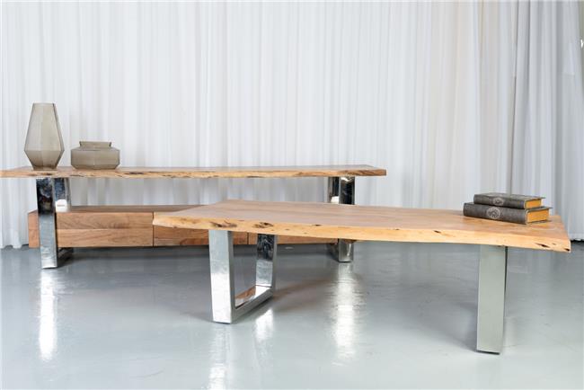 שולחן סלון אמסטרדם ניקל - קארמה המרכז לעיצוב הבית