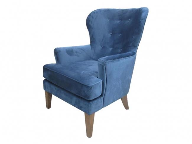 כורסא כחולה מפנקת - קארמה המרכז לעיצוב הבית