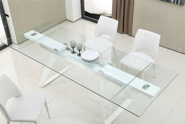 שולחן אוכל מזכוכית - דייזי דיזיין