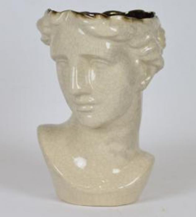 פסל ראש אשה רומי דקורטיבי - IMPERIAL DECOR