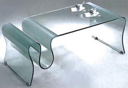 שולחן זכוכית גל - Green house