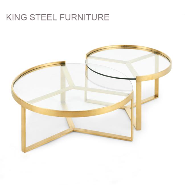 שולחן סלוני מעוצב מנירוסטה (3) - רהיטי עטרת