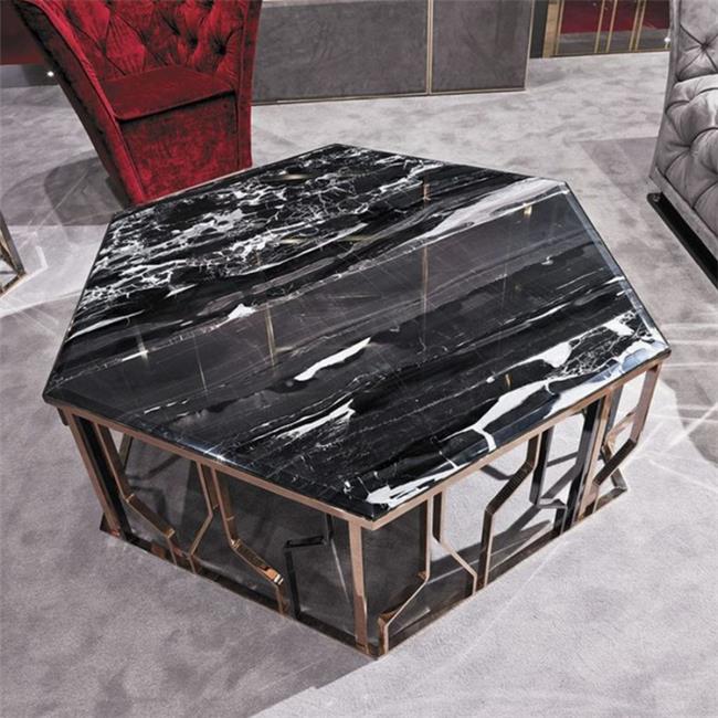 שולחן סלוני מעוצב מנירוסטה 347 - רהיטי עטרת