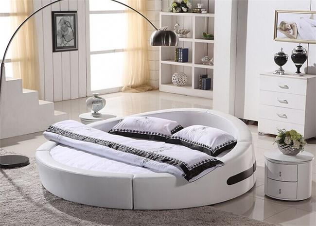 מיטה זוגית עגולה דגם CY004 2 - רהיטי עטרת