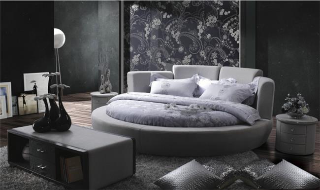 מיטה זוגית עגולה דגם CY001 - רהיטי עטרת