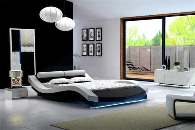 מיטה זוגית דגם A022-1 led - רהיטי עטרת