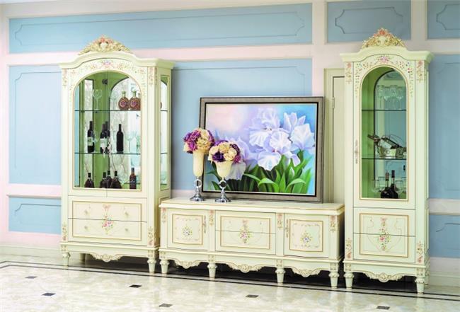 ויטרינה מעוצבת לסלון דגם 8306 tv cabinet sets-2 - רהיטי עטרת