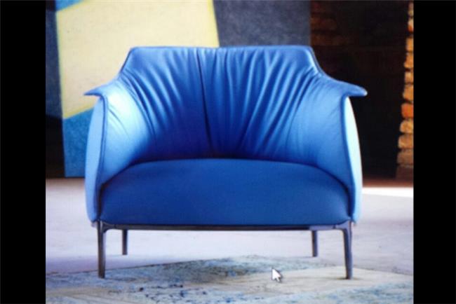 כורסא כחולה - המעצבים