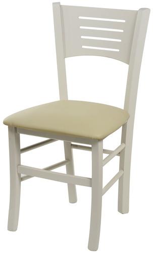 כסא עץ PADOVA לבן - InStyle