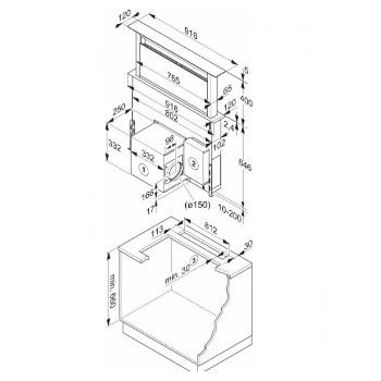 קולט אדים אי MIELE דגם DA6890 - חשמל נטו