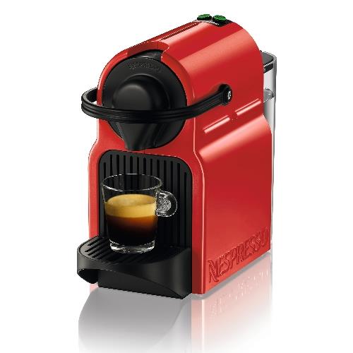 מכונת קפה INISSIA ללא מקציף בצבע אדום מבית NESPRESSO דגם C40 - חשמל נטו