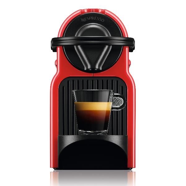 מכונת קפה INISSIA ללא מקציף בצבע אדום מבית NESPRESSO דגם C40 - חשמל נטו