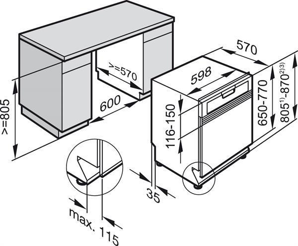 מדיח כלים חצי אינטגרלי מבית MIELE דגם G4203SCI - חשמל נטו