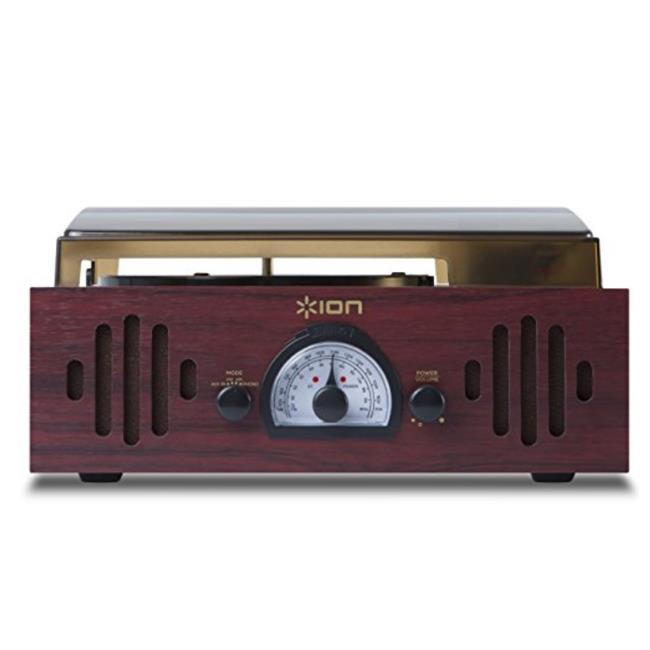 פטיפון עם רדיו וכניסת AUX מבית ION דגם Trio LP - חשמל נטו