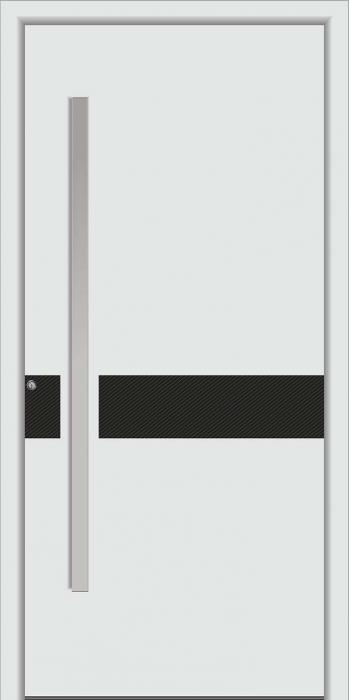 דלת כניסה 1470-white-carbon - טקני דור