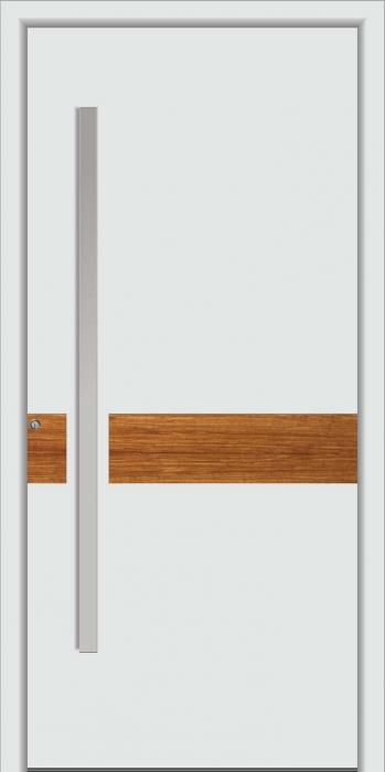 דלת כניסה 1470-white-wood - טקני דור