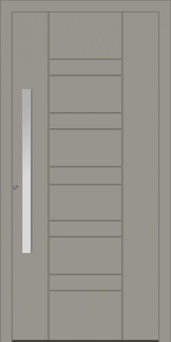 דלת כניסה 1715-RAL-7030 - טקני דור