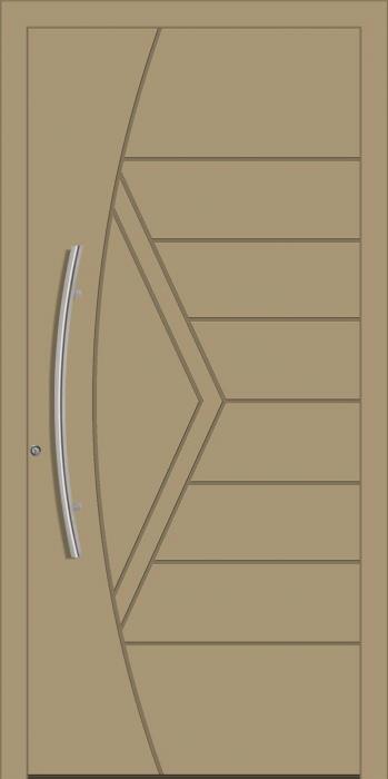 דלת כניסה 1755-RAL-1019 - טקני דור