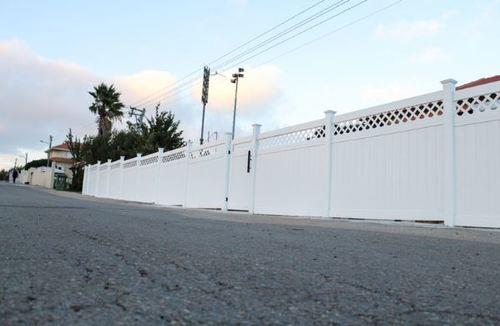 גדר VINYL PVC דגם גלבוע 1.80 מטר - GARDENSALE