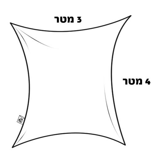 צילייה בד לייקרה 3X4 בשלל צבעים - GARDENSALE