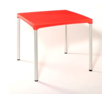 שולחן צבעוני עם רגלי מתכת - GARDENSALE