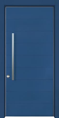דלת שריונית 8002 כחולה - אינטרי-דור דלתות פנים וחוץ