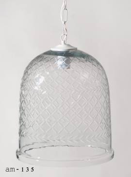 מנורה דגם פעמון זכוכית - תמי ורפי תאורה מעוצבת